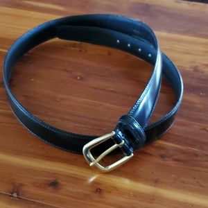 Black Leather Belt